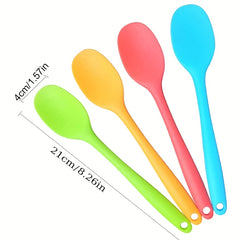 Non Stick Silicone Soup Spoon for Kitchen & Camping