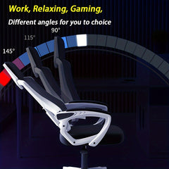 Gaming Chair Computer Chair 360 Swivel Adjustable Height Waist Support