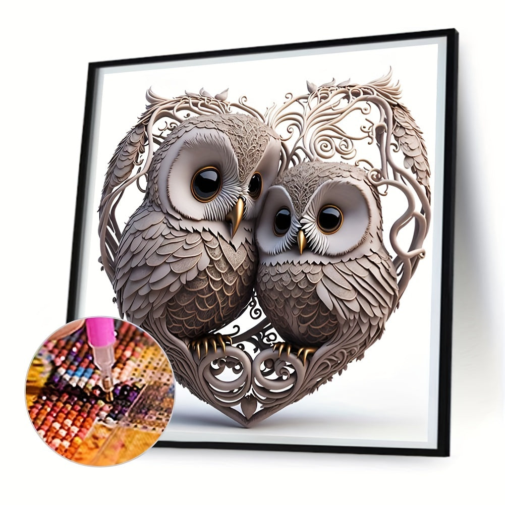 Love Owl 5D Diamond Painting Set DIY Home Decoration Gift