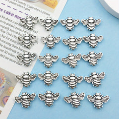 20pcs Antique Silver Animal Shape Metal Loose Beads for DIY Bracelet Necklace