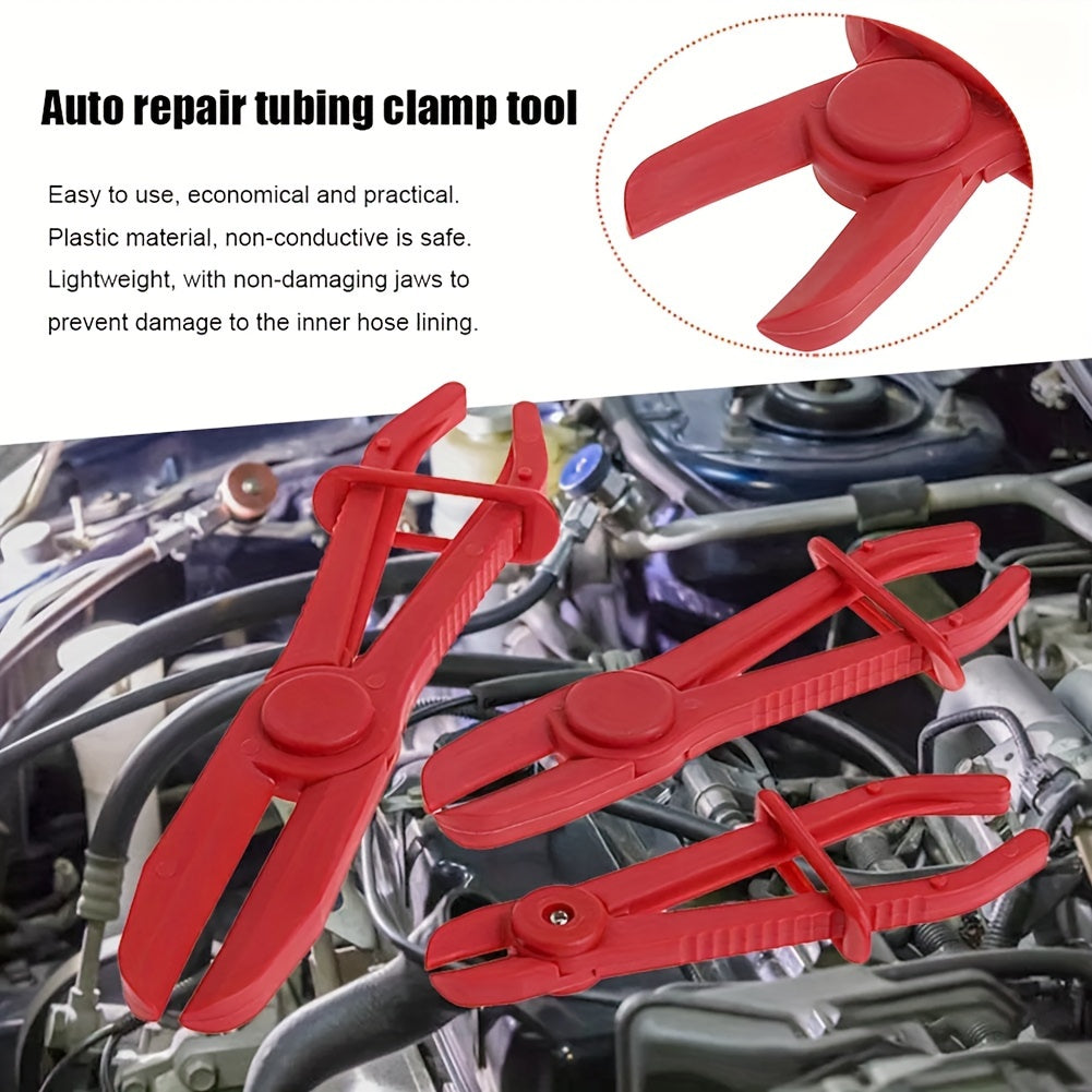 3pcs Nylon Hose Clamp Tool Set Brake Fuel Water Plier Pliers Car Repair Line