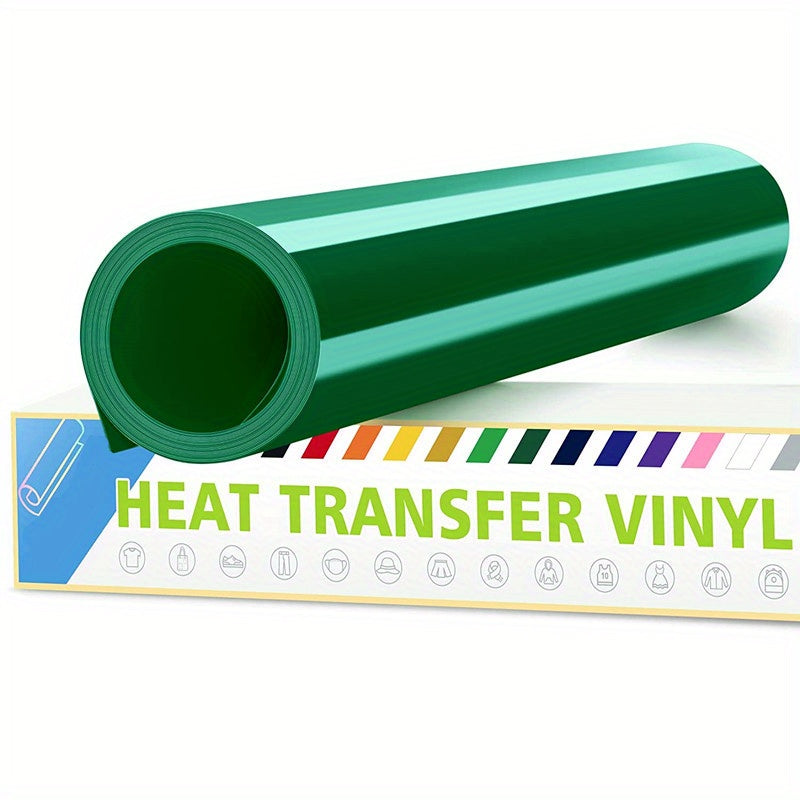 30 X 3ft HTV Iron On Permanent Adhesive Vinyl Roll Heat Transfer Vinyl For Fabri