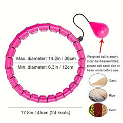 Detachable Fitness Hoop Pilates Ring for Thin Waist Weight Loss