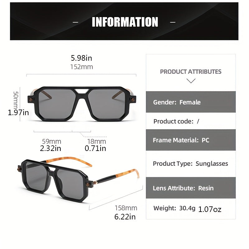 Retro Tortoiseshell UV400 Sun Shades Glasses For Summer Vacation Travel