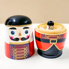 Colorful Wooden Nesting Dolls Set Educational Stackable Toys for Kids