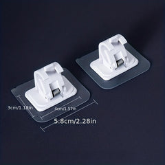 Telescopic Rod Hook Punch Door Curtain Shower Curtain Rod Brackets