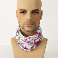 Men's Print Purpose Shawl Scarf Neck Gaiter
