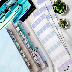 Morandi Color Index Stickers, Writable, Easy to Tear
