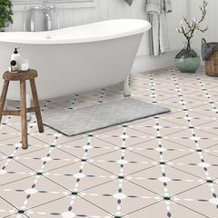 12pcs Nordic Minimalist Ceramic Tile Stickers for Kitchen Bathroom