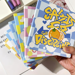 Cartoon Square Grid Notebook 14.99x14.99cm 100 Sheets