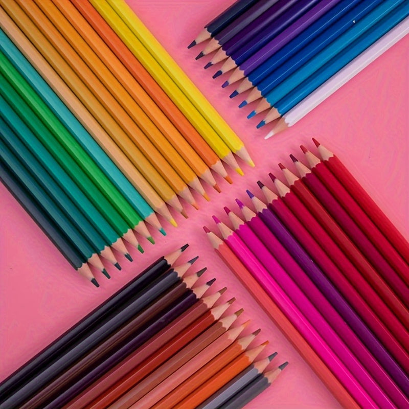 Soft Core Pencil Set - 48 24 12 Bright & Versatile Colors