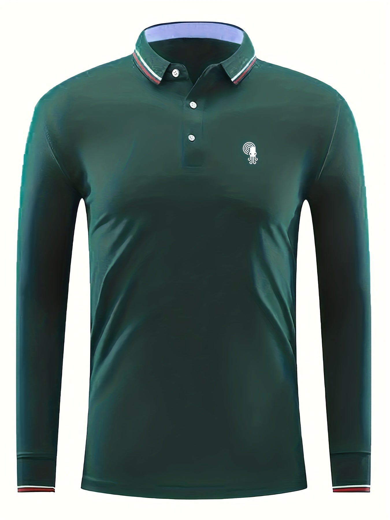 Men's Vintage Octopus Print Polo Shirt