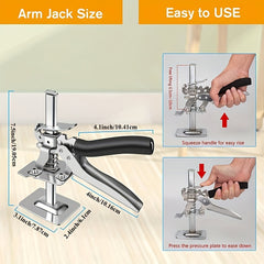 Labor Saving Armrest Jack Cabinet Elevator Height Regulator