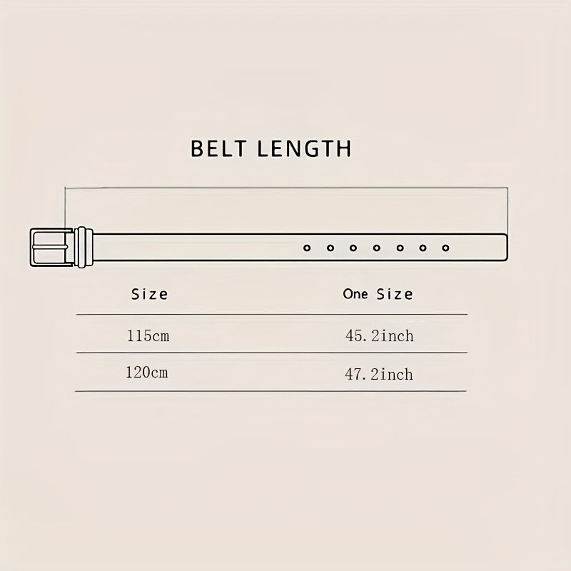 Men's Leather Belt Ratchet Buckle Adjustable Business Strap