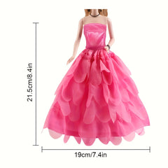 9-Piece Evening Dresses Set for 29-21 cm Dolls