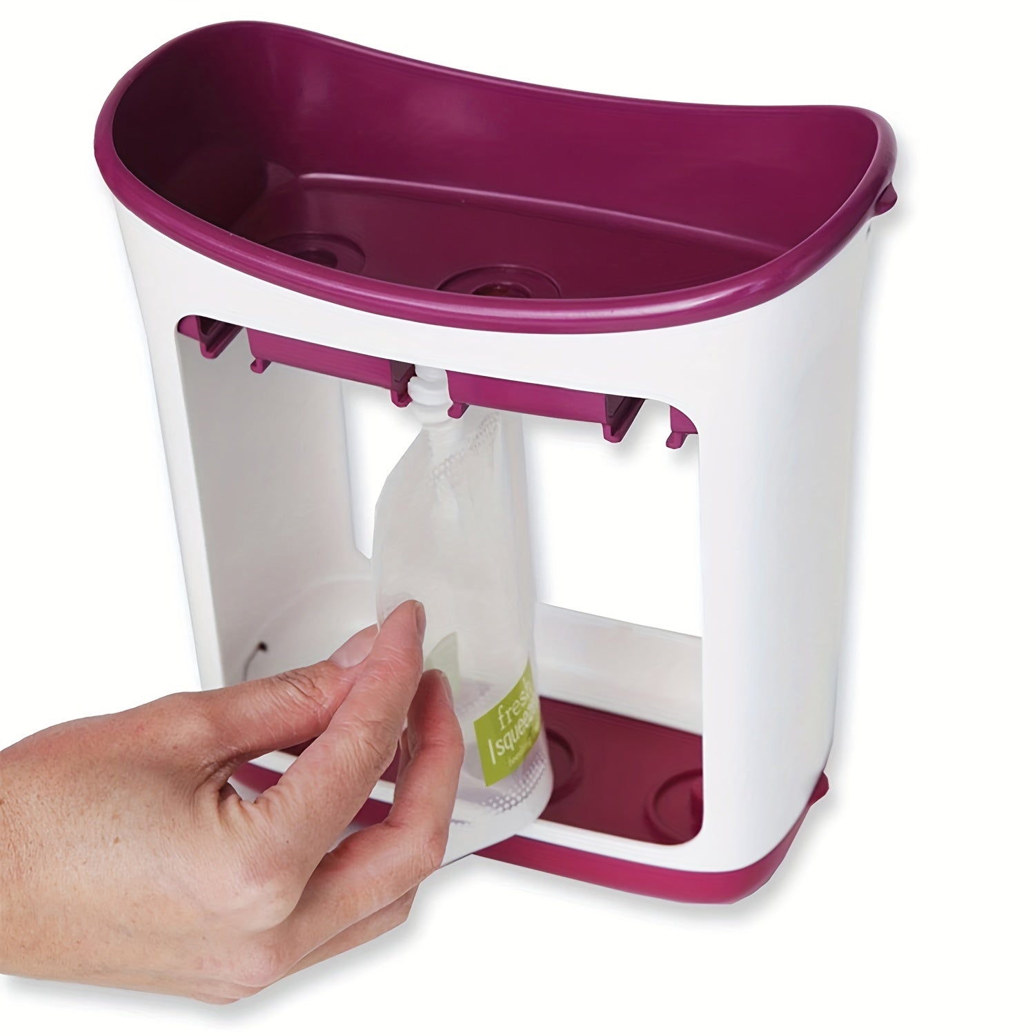 Kids Fruit Mud Squeezer Food Maker Manual Baby Food Storage Bag