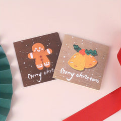 6pcs Christmas Greeting Card High end Christmas Blessing Postcard
