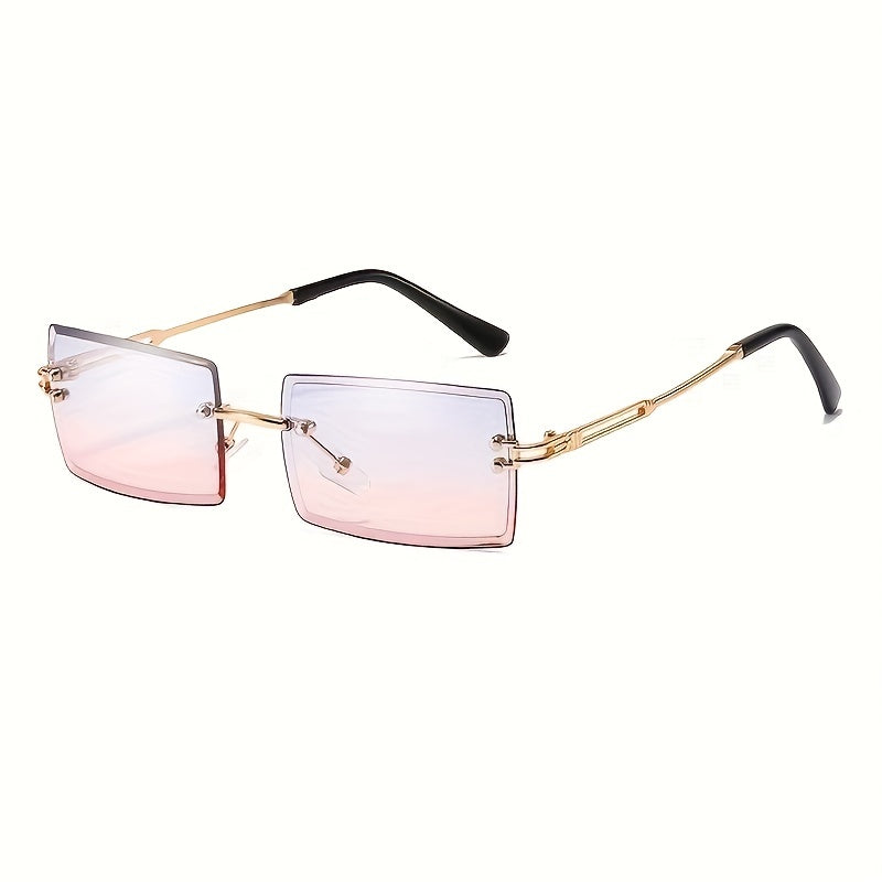 Rimless Sunglasses Gradient Glasses UV400