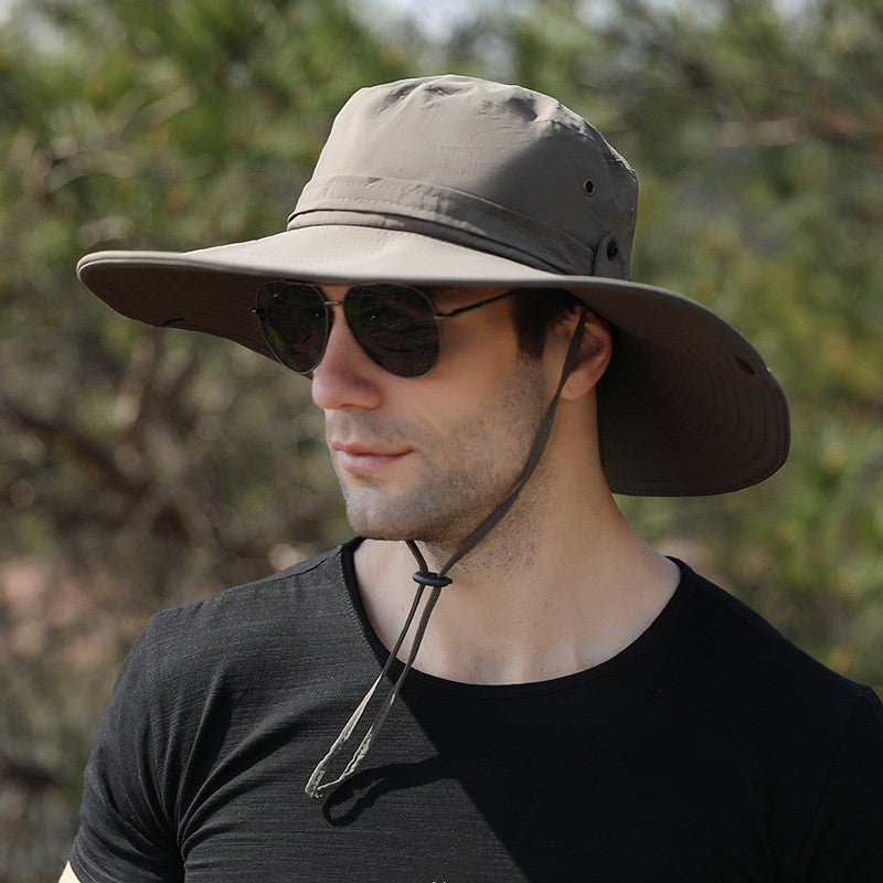 Breathable Men's Sun Hat for Fishing and Mountaineering