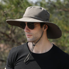 Breathable Men's Sun Hat for Fishing and Mountaineering
