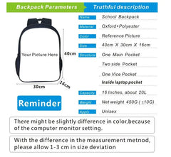 16 Inch Children Dinosaur Schoolbags Boys Shoulder Backpack Bags