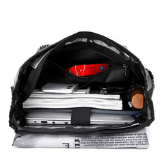 16 Inch Laptop Backpack, Men's Commuter Bag, Punk Print Schoolbag