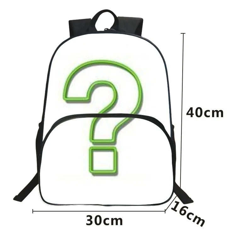 16 Inch School Backpack Wolf 3D Printed Bagpack Bolsas Escolares