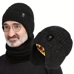 Winter Coldproof Beanie Hat Neck Gaiter Set