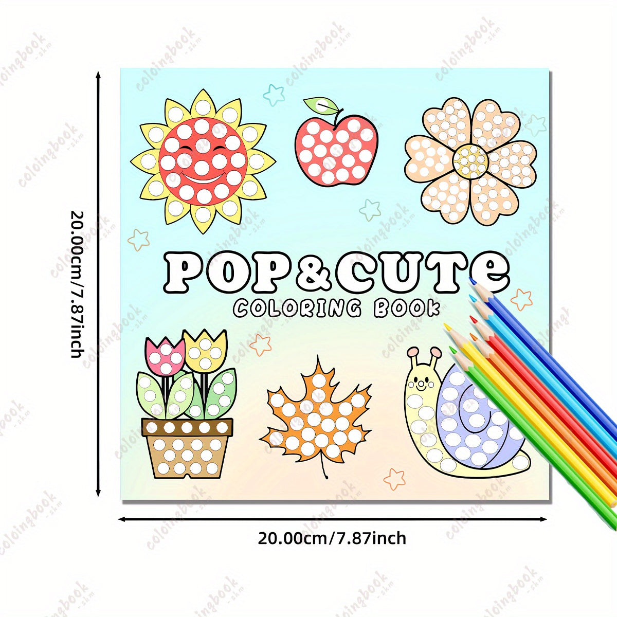 Deluxe Coloring Book with 22 Thickened Pages