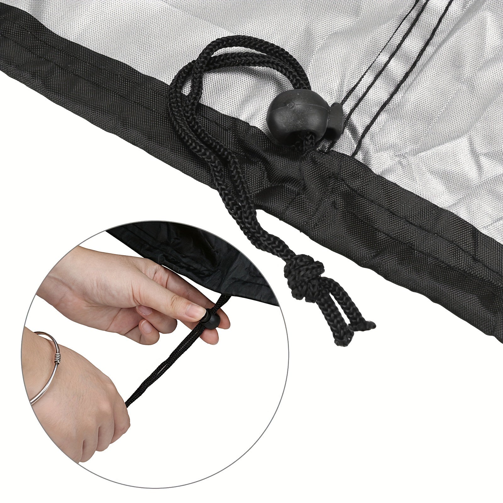 Outdoor BBQ Cover Grill Covers With Drawstring for RV Camping