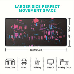 Extended Mouse Pad Desk Pad Non Slip Rubber Base 80.01 x 29.97 cm