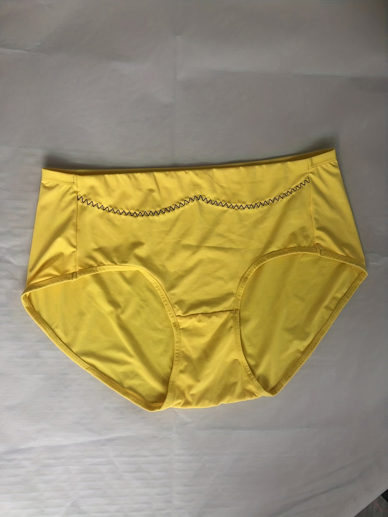 3 Pack Plus Size High Waisted Briefs Set - Stretchy Full Panties