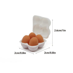 1:12 Mini Dollhouse Egg Rack with Eggs