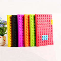 100 Pages Silicone Building Block Notebook Gift