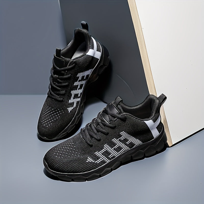  Men's Breathable Sneakers Comfy Non Slip Soft Sole Shoes