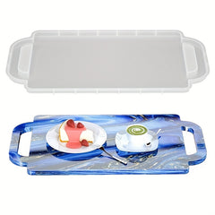 Silicone Resin Mold Food Serving Tray with Handle