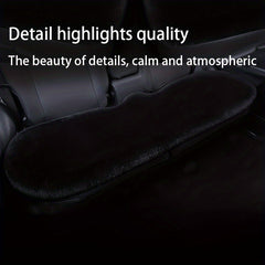 3pcs Car Cushion Winter Plush Seat Cover Auto Keep Warm