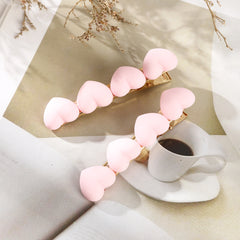 Heart Hair Clips Barrette Clips Mini Hair Clips Women's Hair Accessories