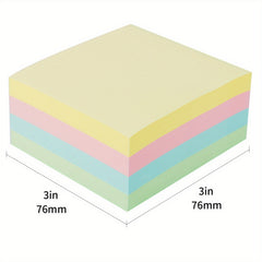 400 Sticky Notes, Bright Colors, Self-Stick Pads for Home Office