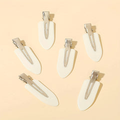 6pcs No Bend Hair Clip No Crease Hair Clip For Hairstyling