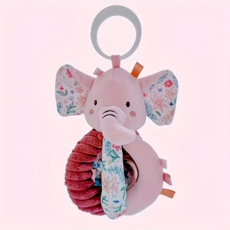 Plush Rabbit & Elephant Baby Grasping Toys