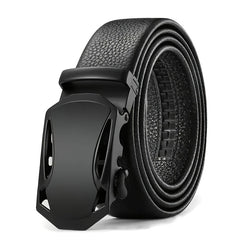 Men's Adjustable Business Belt with Sliding Buckle
