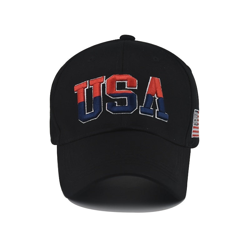 America Flag Grid Baseball Cap Adjustable Hat Women Hats For Summer