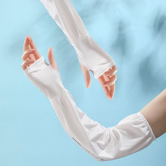 Ice Silk Sun Proof Sleeve Gloves Anti UV Guard