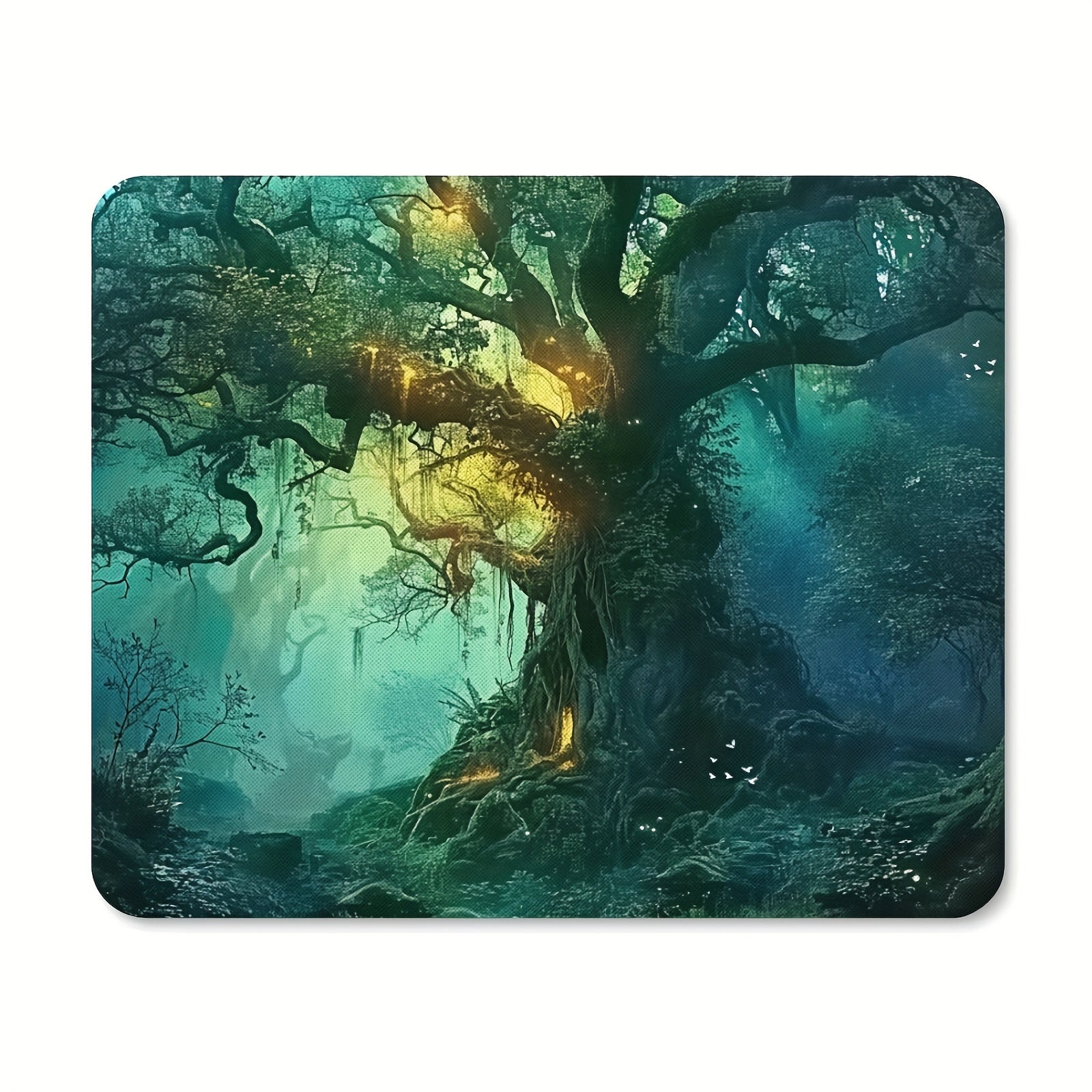 Fluorescent Tree E sport Mouse Pad HD Mouse Pad Rubber Anti Slip