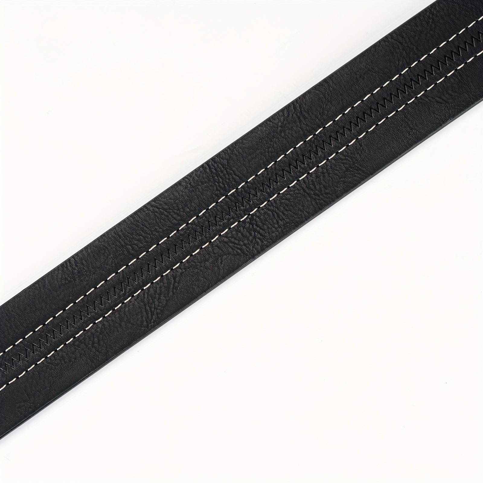 Men's Casual Leather Belt, Simulated Leather Belt