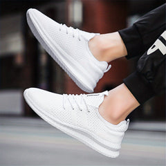 Men's Knit Running Shoes Lightweight Athletic Sneakers