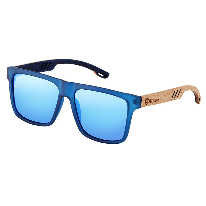 Men's Wooden Polarized Sunglasses UV Protection for Travel Fishing
