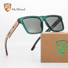 Men's Wooden Polarized Sunglasses UV Protection for Travel Fishing