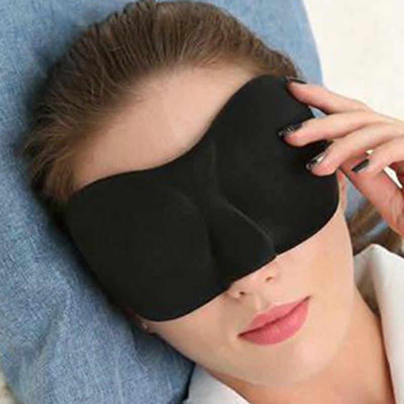 Blackout Eye Mask Sleep Comfortably & Block Out Light Travel Friendly